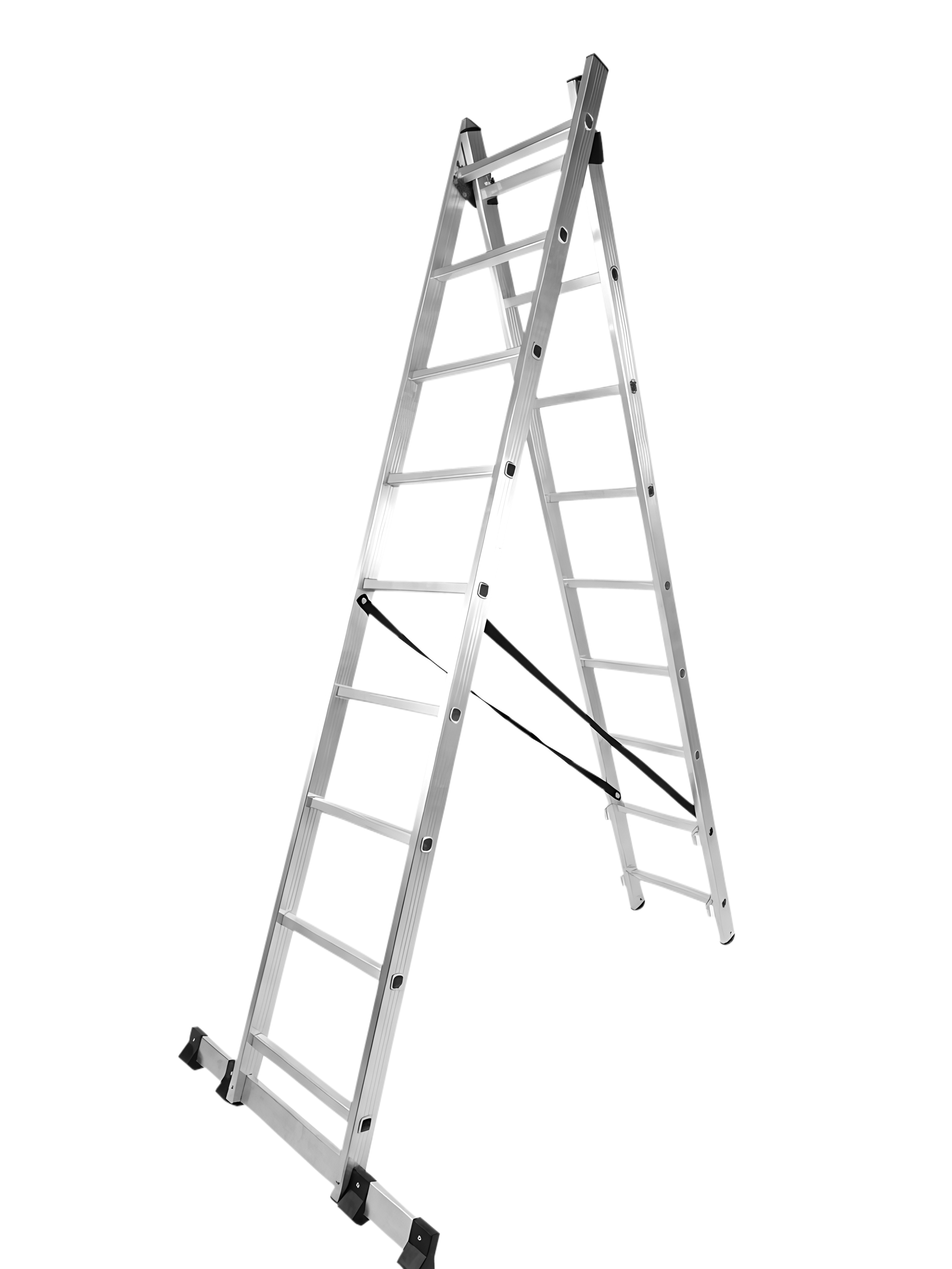 Лестница 2-х секционная универсальная 2х9, 440 мм, PL2449